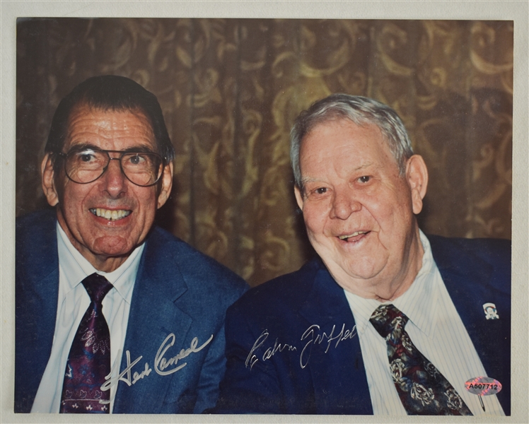 Calvin Griffith & Herb Carneal Autographed 8x10 Photo