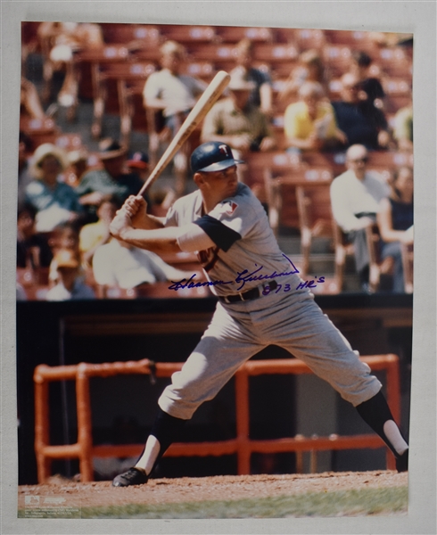 Harmon Killebrew Autographed & Inscribed 573 HRs 16x20 Photo Ticket#0637