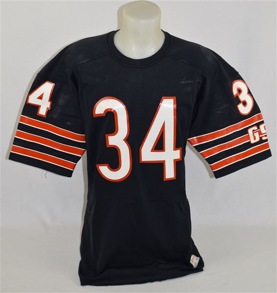 Walter Payton c. Mid 1980s Chicago Bears Professional Model Jersey w/Medium Use