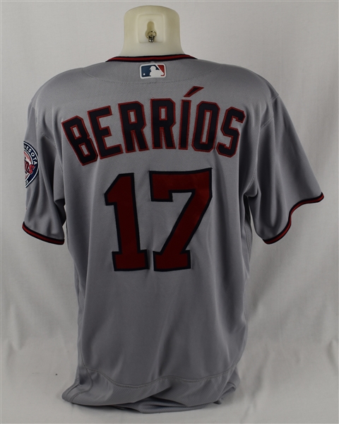 Jose Berrios 2018 Minnesota Twins Game Used Jersey MLB Authentication