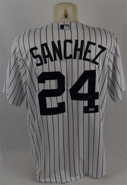 Gary Sanchez New York Yankees Autographed Jersey PSA/DNA