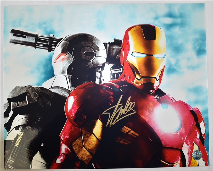 Stan Lee Autographed 16x20 Iron Man Photo  