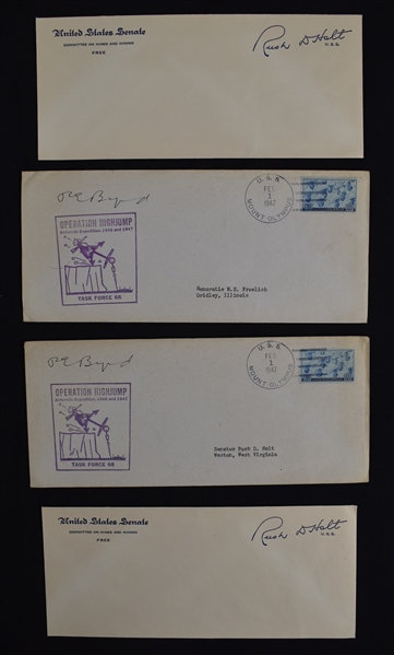Richard Byrd Arctic Expedition Lot of 2 Signed First Day Covers