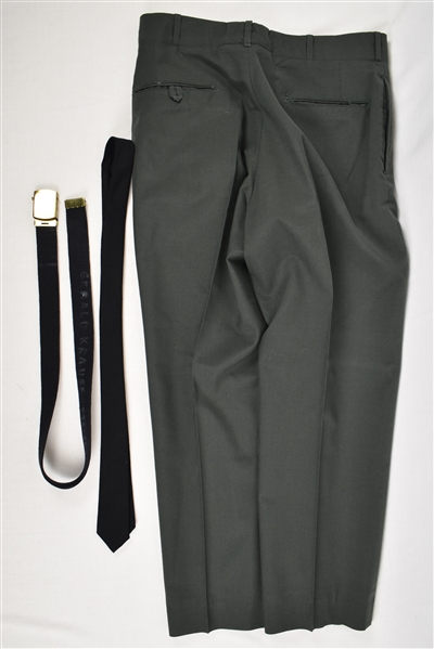 Army Dress Trousers Belt & Tie  