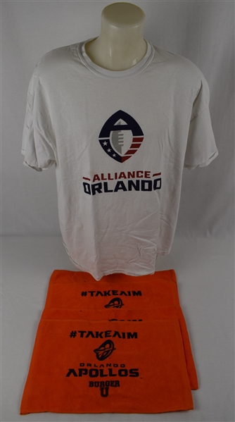 AAF Orlando Apollos Shirt & Rally Towels