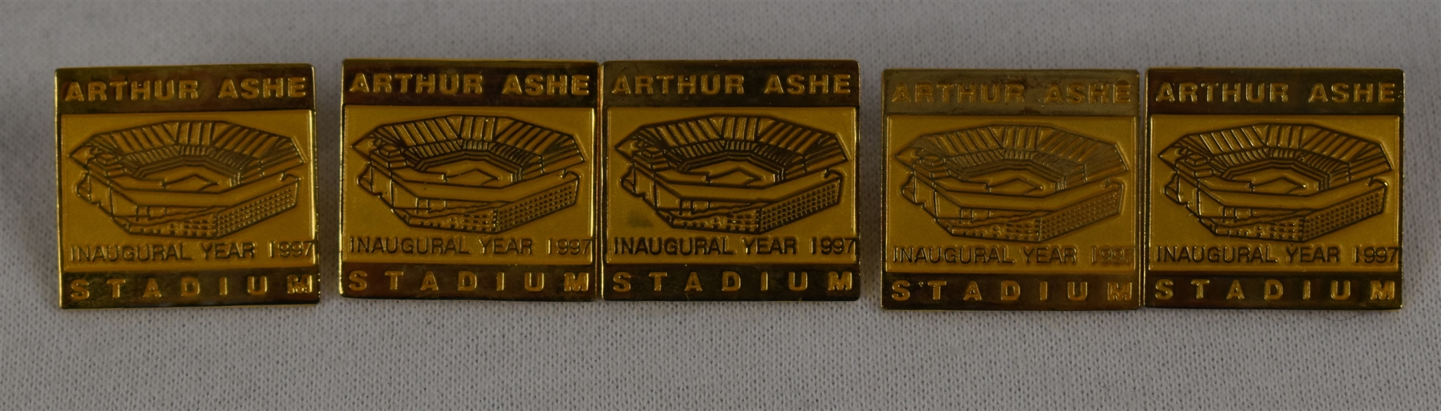 Arthur Ashe Lot of 5 Tennis Pins