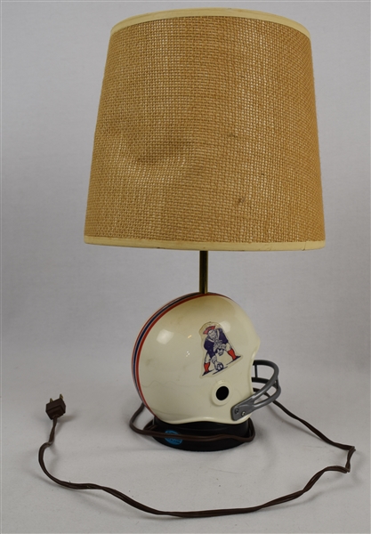 Arnie Garber 1973  New England Patriots Helmet Lamp