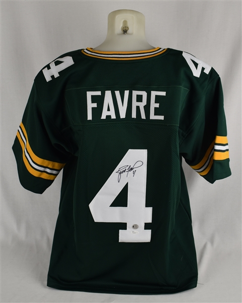 Brett Favre Autographed Green Bay Packers Jersey Favre LOA