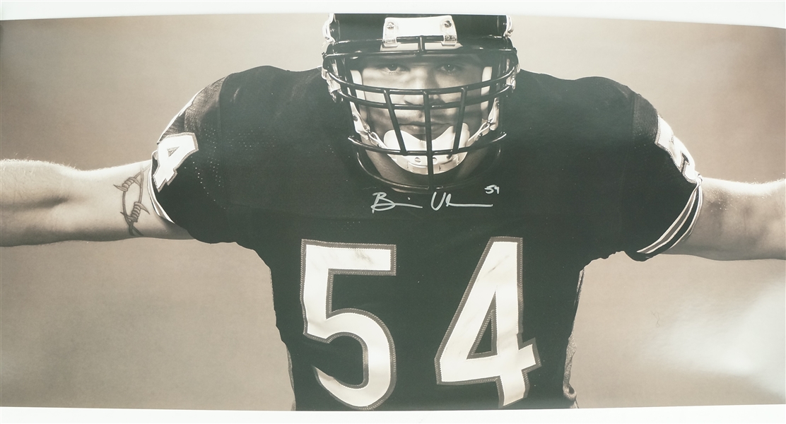 Brian Urlacher Autographed 20x72 "Wings" Poster