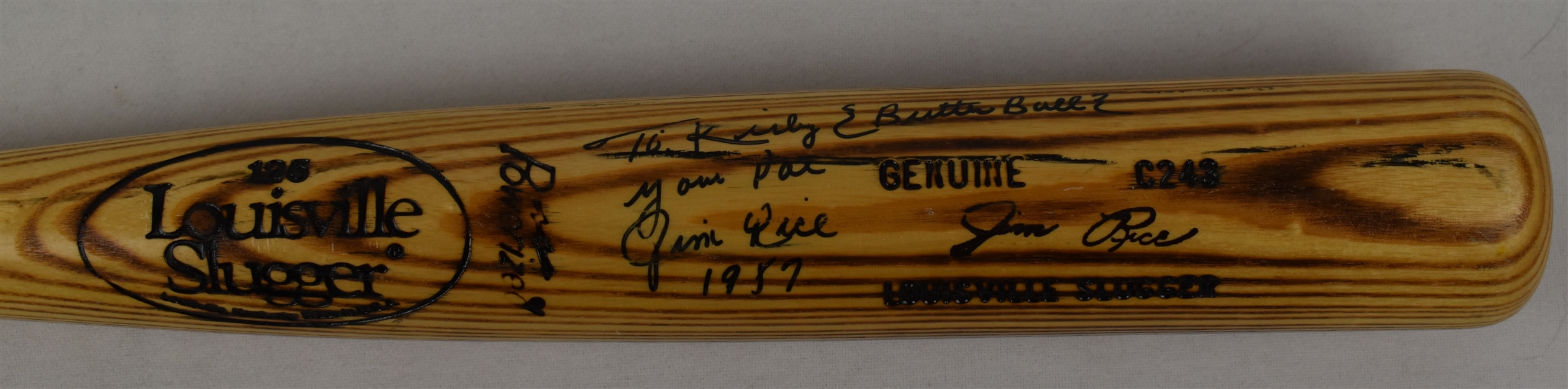 Jim Rice 1987 Boston Red Sox Game Used & Autographed Bat w/Puckett Family Provenance