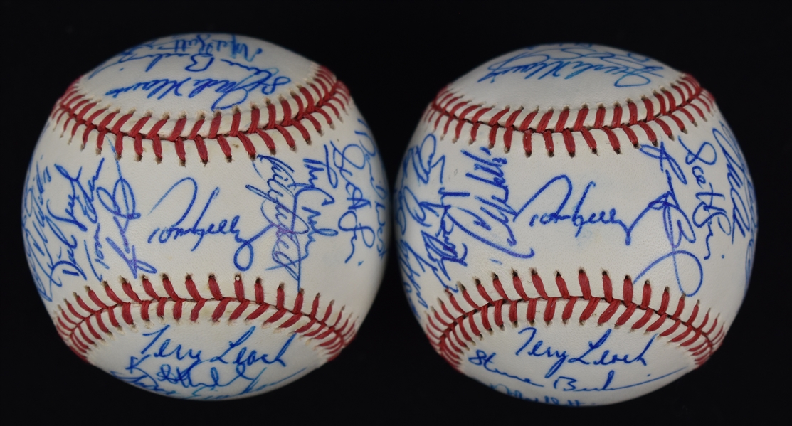 Kirby Pucketts 1991 Team Signed World Series Championship Baseballs w/Puckett Family Provenance  