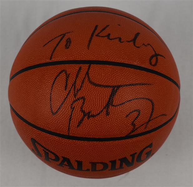 Charles Barkley Autographed Basketball w/Puckett Family Provenance