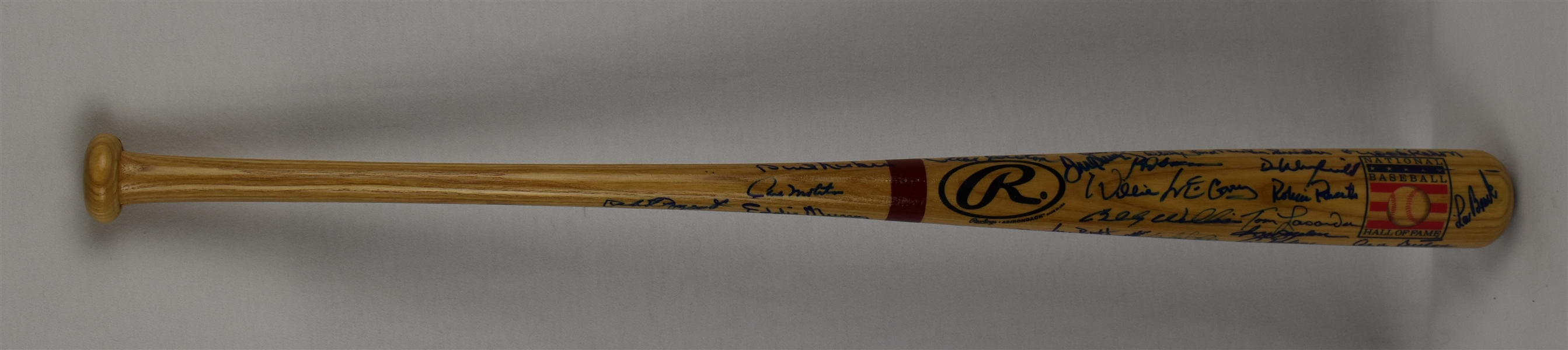 Hall of Fame Autographed Baseball Bat w/51 Signatures Including Kirby Puckett & Sandy Koufax w/Puckett Family Provenance