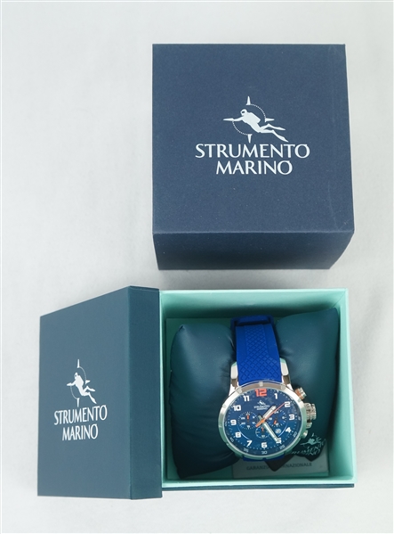 Strumento Marino Summertime Mens Chronograph Watch w/Original Box