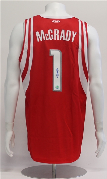 Tracy McGrady Houston Rockets Autographed Custom Basketball Jersey