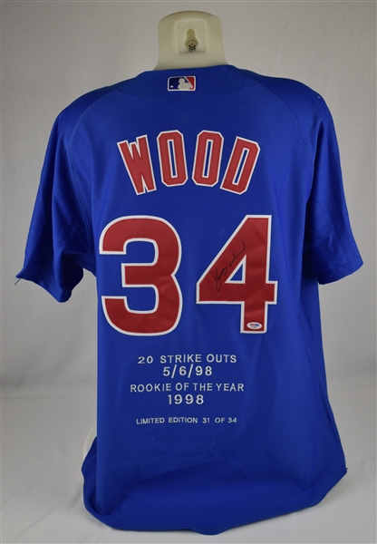 Kerry Wood Autographed Chicago Cubs Jersey