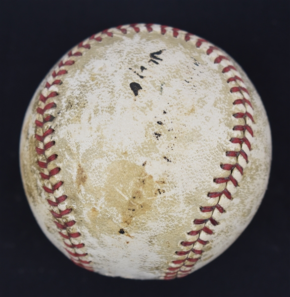 Vintage 1938 Game Used All-Star Game Baseball & Ticket MEARS