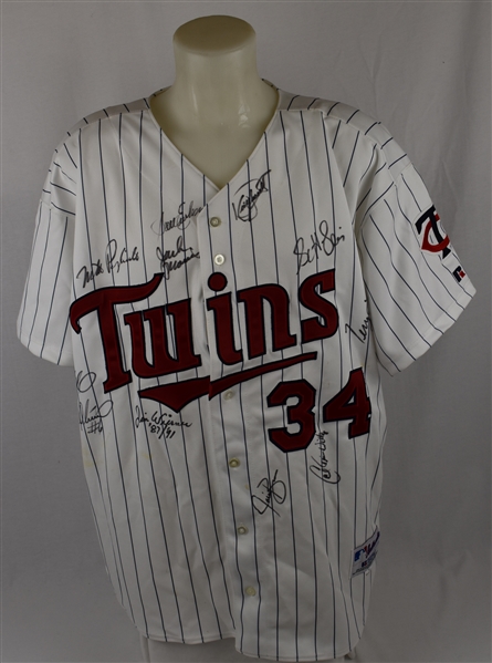 Kirby Puckett 1991 Minnesota Twins Team Signed Jersey w/Puckett Family Provenance