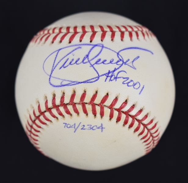 Kirby Puckett Autographed & Inscribed HOF 2001 Limited Edition #704/2,304 Baseball w/Puckett Collection LOA