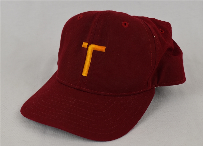 Kirby Puckett 1982 Triton College Game Used Hat w/Puckett Family Provenance