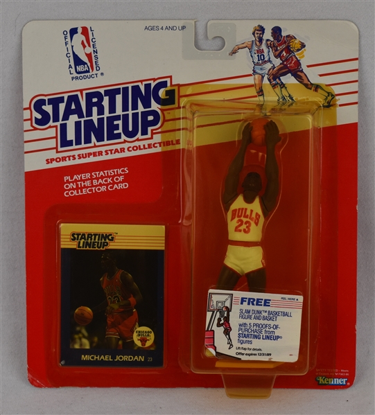 Michael Jordan 1988 Starting Lineup Figurine & Card