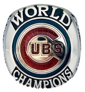 Chicago Cubs 2016 World Series Champions Ring Genuine "Staff" Ring w/Box