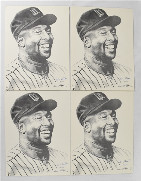 Kirby Puckett Collection of Limited Edition Lithographs With 1 Framed & Puckett Family Provenance 