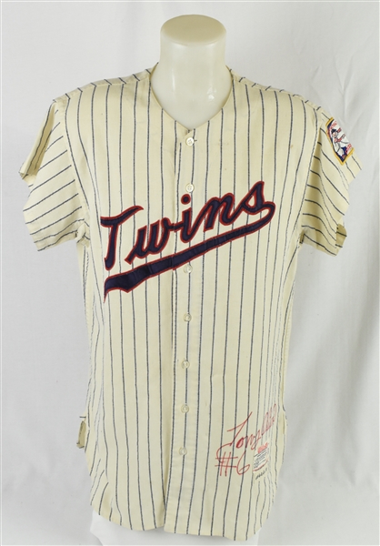 Tony Oliva 1964 Minnesota Twins Game Used Rookie of the Year Flannel Jersey *Photomatched by Sports Investors Authentication*