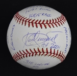 Kirby Puckett Autographed & Multi Inscribed Limited Edition Stat Ball #/1000