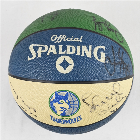 Minnesota Timberwolves 1992-93 Team Signed Basketball