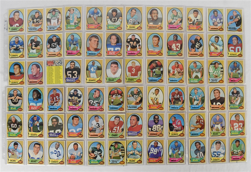NFL 1970 Topps Football Card Set (263)