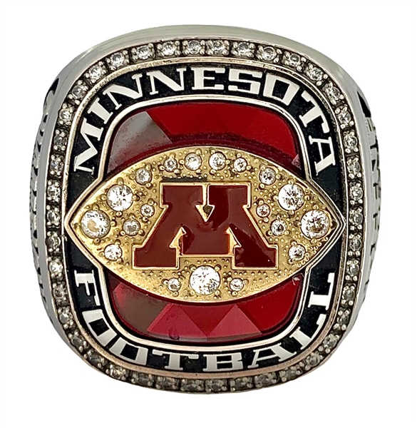 Donnell Greene 2016 Minnesota Gophers “Holiday Bowl” Champions Football Ring