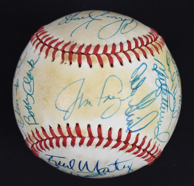 California Angels 1980 Team Signed Baseball