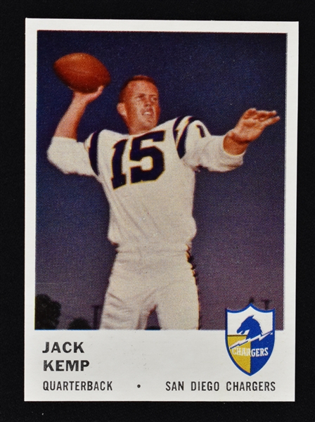 Jack Kemp 1961 Fleer Football Card #155
