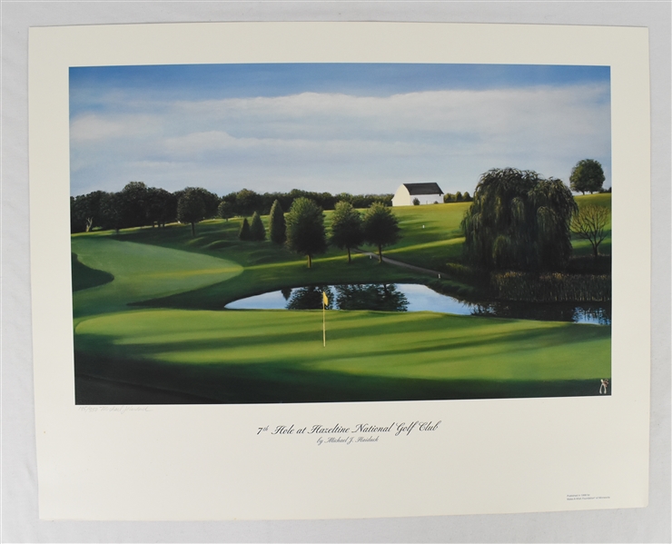 Hazeltine 1998 Limited Edition Golf Print