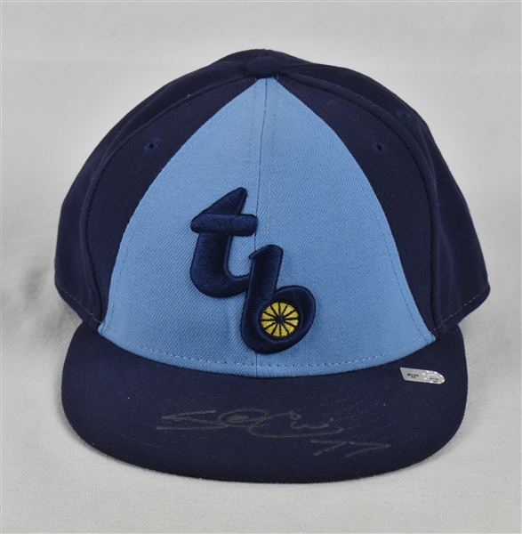 Scott Cursi 2013 Tampa Bay Rays Game Used Hat  