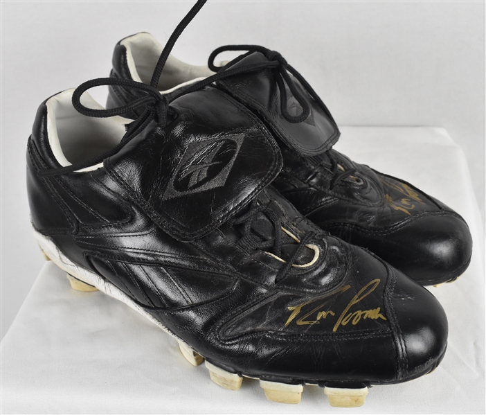 Ron Coomer Minnesota Twins Game Used & Autographed Turn Back The Clock Cleats