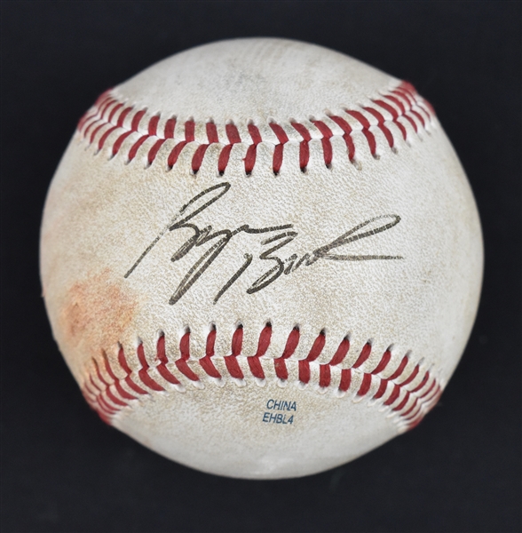 Byron Buxton Game Used & Autographed ML Home Run Baseball