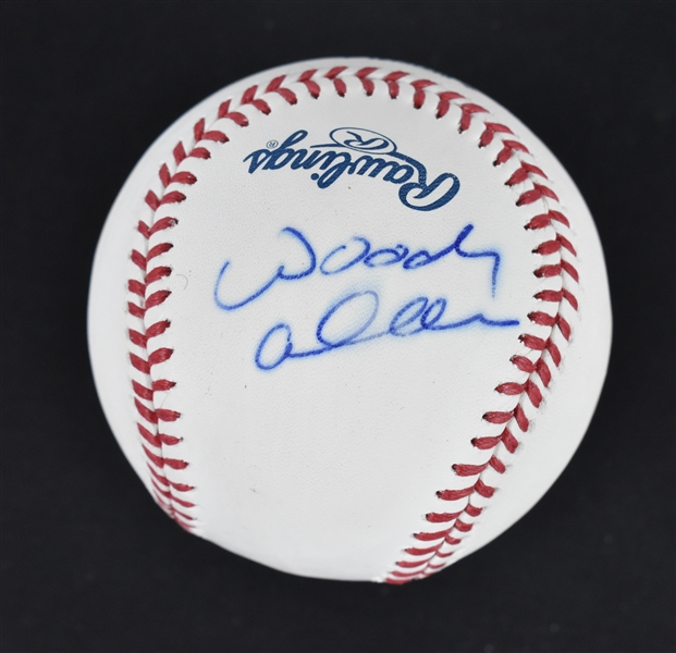 Woody Allen Autographed Baseball
