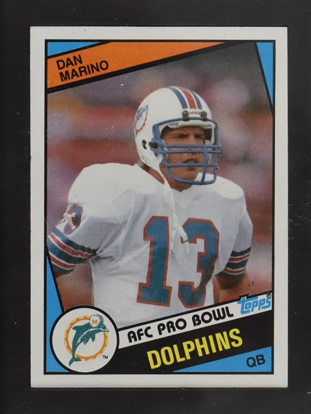 Dan Marino 1984 Topps Rookie Card #123 (Error Card)