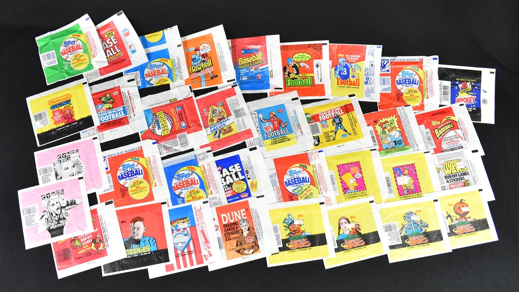 Collection of Wax Pack Wrappers