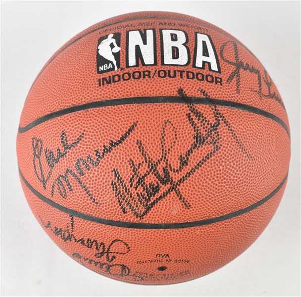 Lot Detail NBA HOF Autographed Basketball