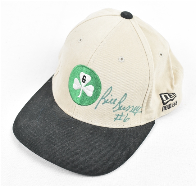 Bill Russell Autographed Boston Celtics Shamrock Hat 