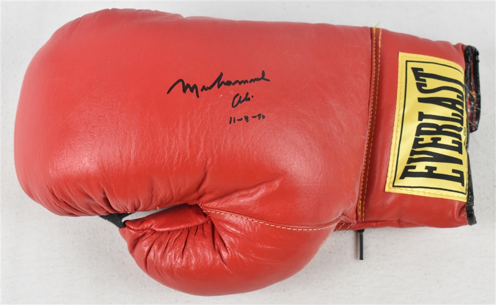 Muhammad Ali Autographed Boxing Glove