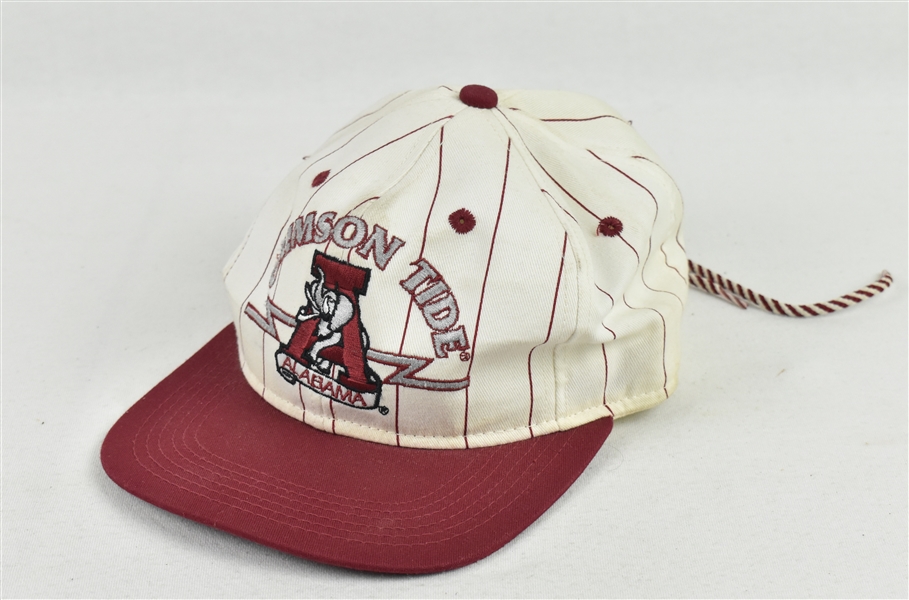 Derrick Thomas Alabama Crimson Tide Baseball Hat Acquired From DTs Mother