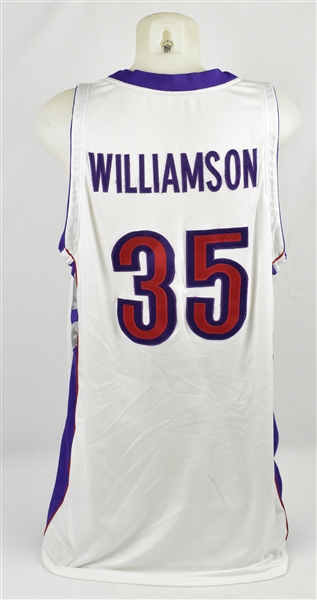 Corliss Williamson 2000-01 Toronto Raptors Game Used Jersey w/Dave Miedema LOA
