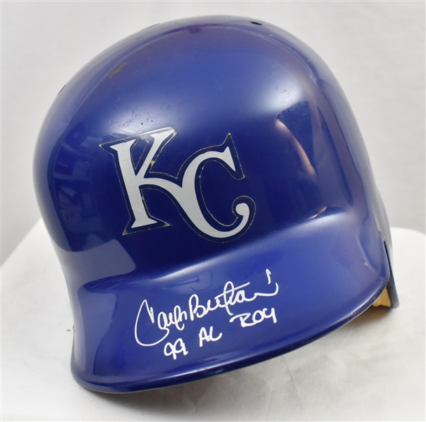 Carlo Beltran Autographed & Inscribed KC Royals Helmet
