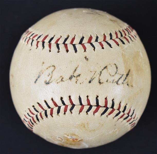 Babe Ruth 1924 Single Signed Game Used & Autographed Home Run Baseball w/Provenance