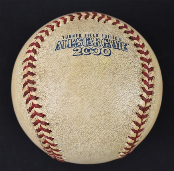 2000 All Star Game HR Baseball Acquired From Atlanta Braves Ground Crew
