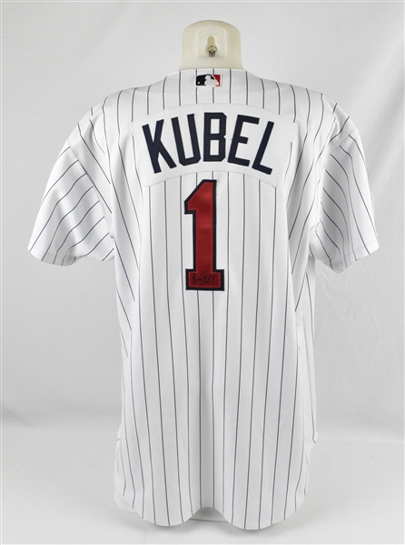 Jason Kubel 2004 Minnesota Game Used & Autographed Rookie Jersey